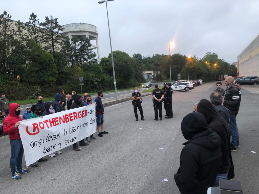 La plantilla de Rothenberger sigue en huelga y se suspenden las convocadas en Alga e Inervol
