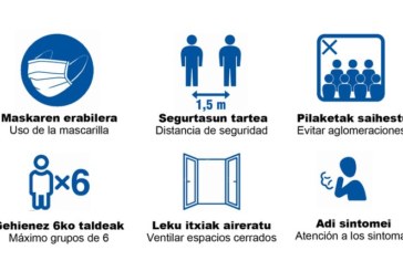 El Ayuntamiento de Amorebieta pide a la ciudadanía que respete las normas para frenar el covid