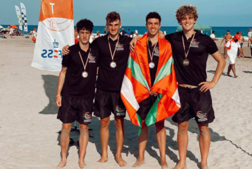 Tres socorristas del Tabira logran el bronce con Euskadi en el Estatal