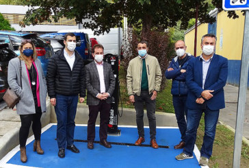 La Diputación instala 10 estaciones de reparación y mantenimiento de bicicletas en Durangaldea