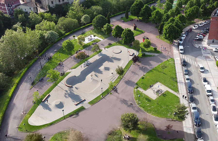 El nuevo skatepark de Zubiondo ocupará una superficie de 1.200 m<sup>2</sup>