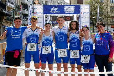 Mejor equipo masculino y junior individual femenina para el Mugarra en el duatlón de Durango