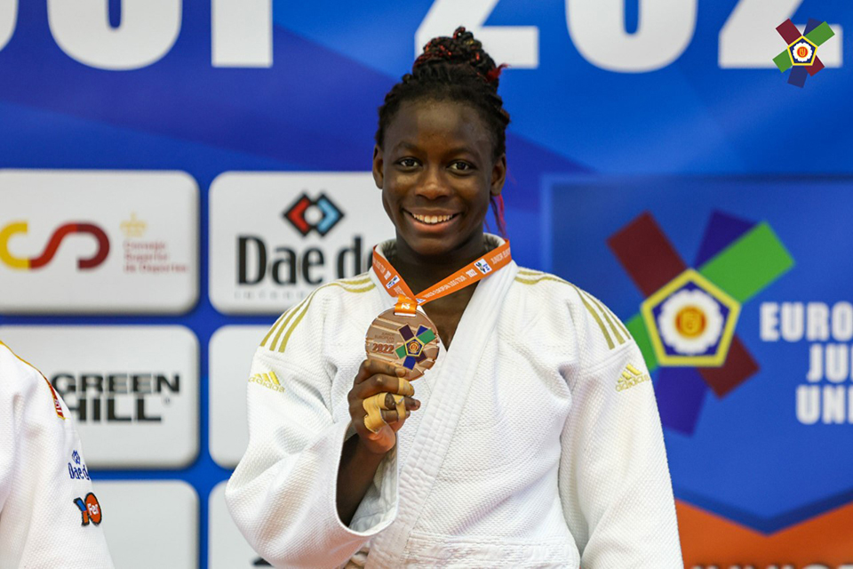 La judoka durangarra Deniba Konare se cuelga su primera medalla internacional