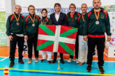 El club Ukabidea de Amorebieta logra una plata y un bronce en el Estatal de veteranos de karate