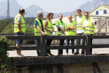 Las obras para la sustitución del puente del polígono de Trañapadura finalizarán en febrero