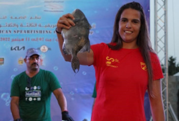 Yaiza Romero, segunda por equipos en los Campeonatos Euro-Africanos de Pesca Submarina