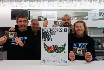 Durango Rugby Taldea sensibilizará este año sobre el movimiento Movember con tabletas de chocolate
