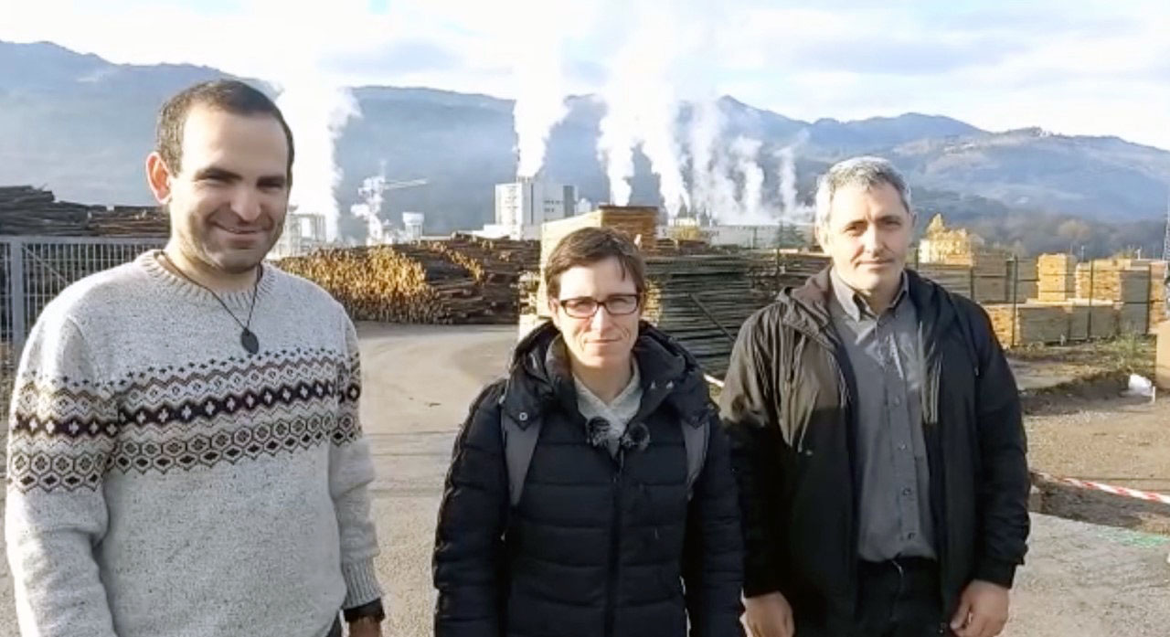 EH Bildu pide que se aclare el impacto que tendrá el horno de cal que se construye en la Papelera