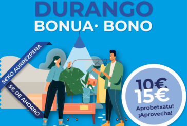 Los bonos descuento para el comercio y la hostelería de Durango saldrán a la venta este mes