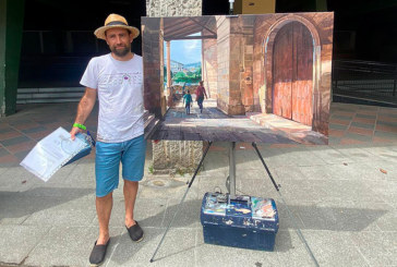 El primer premio del concurso de pintura al aire libre de Berriz va para Iker Mugarra