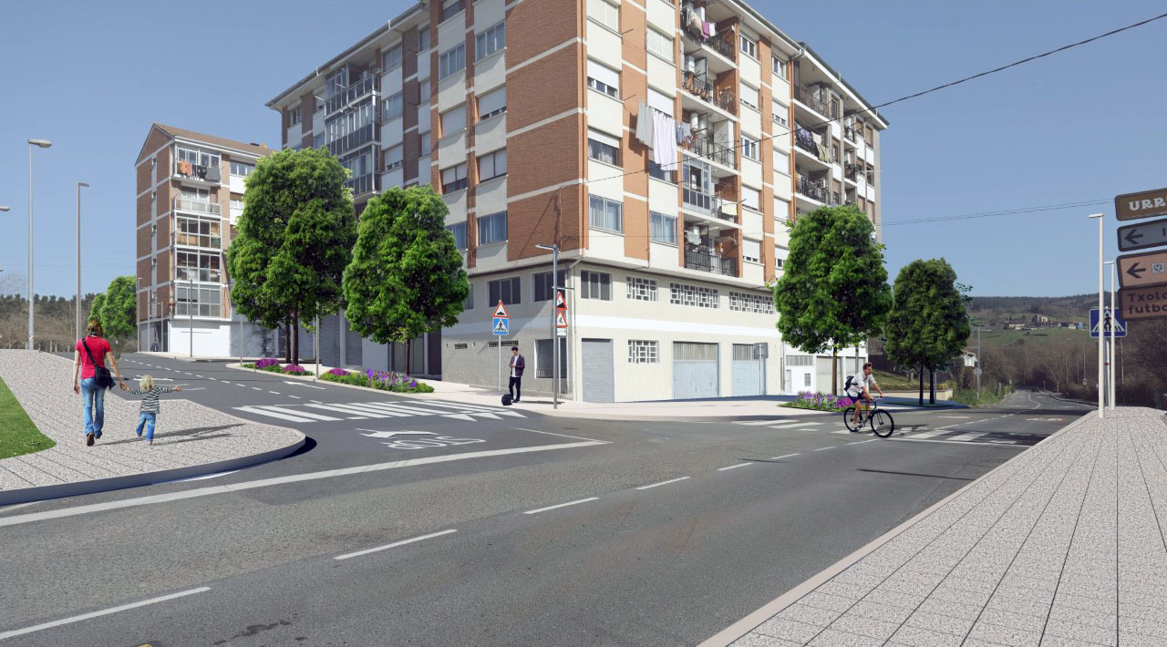 El PNV de Amorebieta propone la remodelación integral de Urritxe con más espacio para los peatones