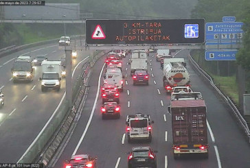 La circulación se restablece en la AP-8 tras un accidente con cuatro personas heridas en Amorebieta