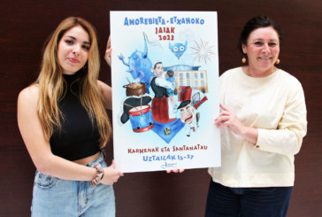 El cartel de la zornotzarra María Alarcón ha sido elegido para anunciar las fiestas del Karmen