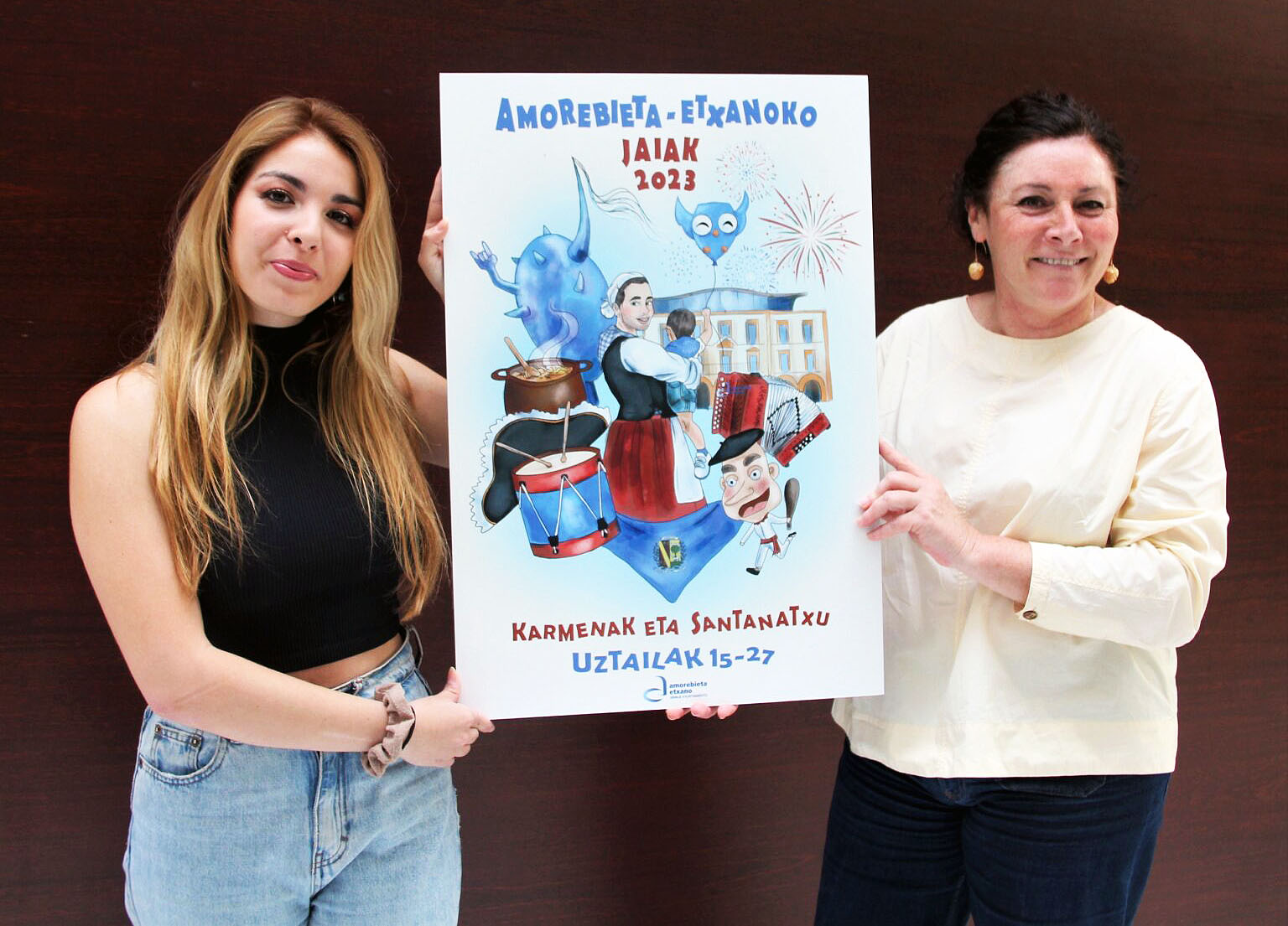 El cartel de la zornotzarra María Alarcón ha sido elegido para anunciar las fiestas del Karmen