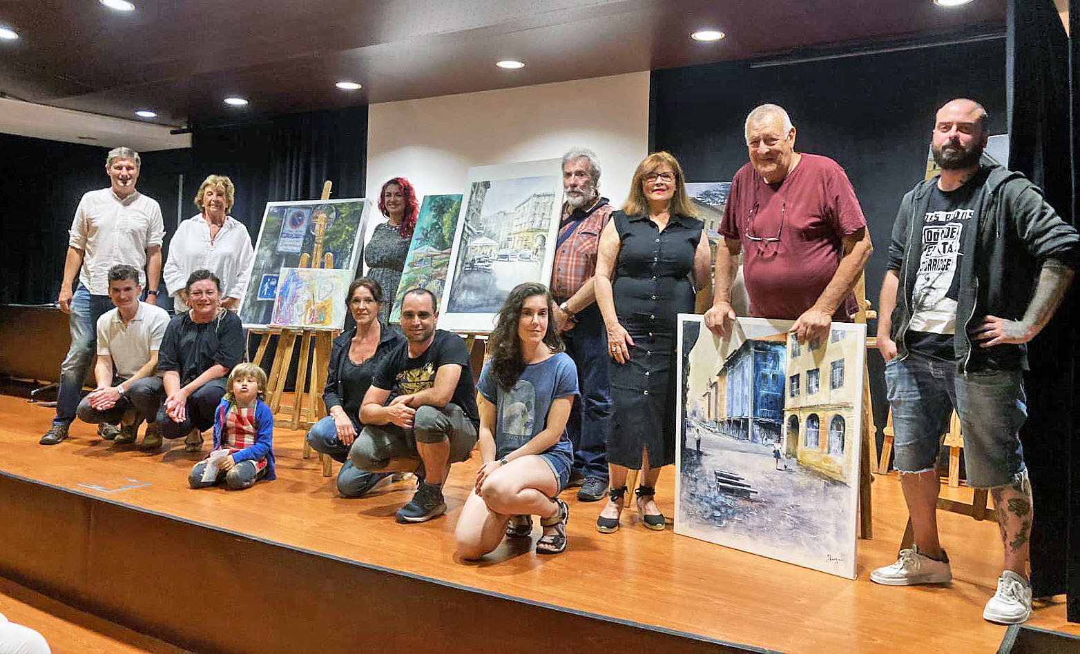 El artista zornotzarra Martzel Do Nascimento gana el concurso de pintura Enrike Renteria