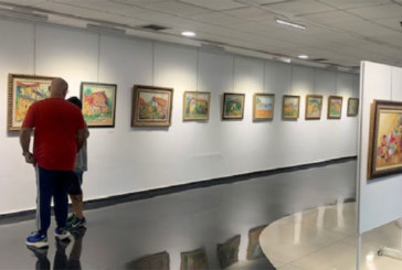 Los paisajes zornotzarras de Santos Okina inauguran la temporada de exposiciones del Centro Zelaieta
