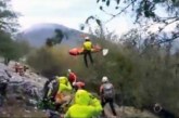 Rescatan en Zabalandi a un participante en la carrera ‘Hiru Handiak’ tras sufrir una caída