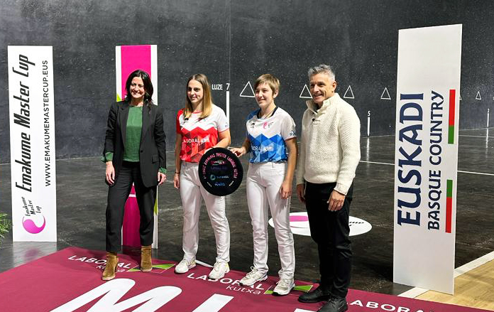 Amaia Aldai y Goiuri Zabaleta se disputarán mañana la txapela de la Emakume Master Cup en Ezkurdi