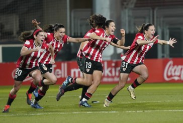 La durangarra Irene Oguiza vuelve a jugar 9 meses después y clasifica al Athletic para semifinales de Copa