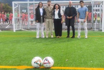 Lauaxeta inaugura un nuevo campo de fútbol de última generación
