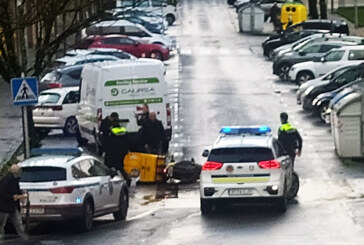 Un cartero es trasladado al hospital tras sufrir un accidente en Durango