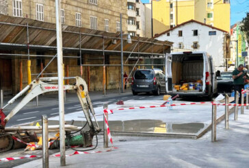 Las obras del Bizipark avanzan para que el aparcamiento pueda empezar a utilizarse en abril