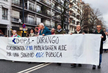 DOPA volverá a salir a la calle para denunciar la situación de la Sanidad pública en Durangaldea