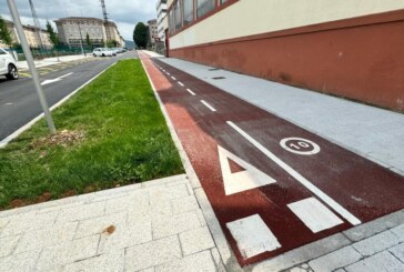 Finaliza la renovación del tramo de la acera de la calle Zirarmendieta entre Larrasoloeta y Urkiagatorre