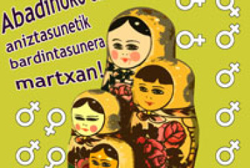 Un cartel de dos estudiantes anunciará el 8 de marzo