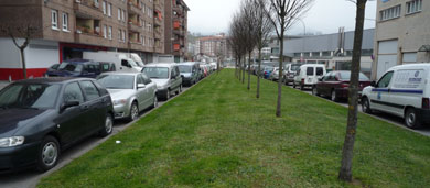 El PNV propone remodelar la calle Trañapadura para ganar plazas de aparcamiento