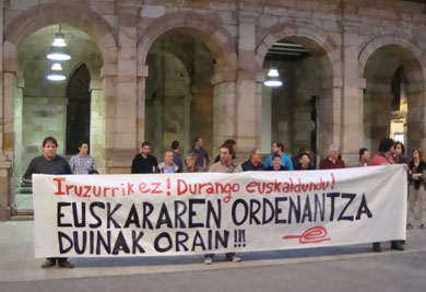 EHEek euskararen ordenantza ???duinak??? eskatu ditu