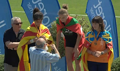 Arantza Moreno, medalla de oro en el Campeonato de España de Cadetes