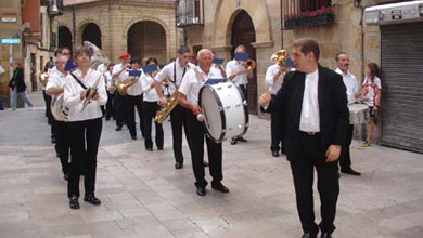 La Banda de Música Tabira dará “la nota” esta tarde en las fiestas del barrio de Madalena