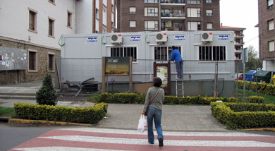 El centro de salud abrió ayer sus puertas en siete módulos prefabricados