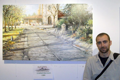 Iker Mugarra, primer premio en el concurso de pintura