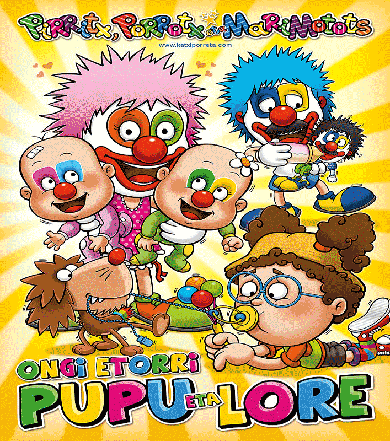 Agotadas las entradas para el espectáculo de los payasos Pirritx eta Porrotx