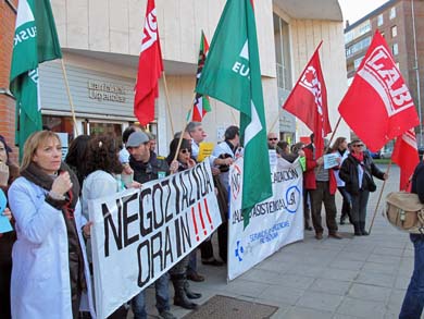 El PSE-EE exige que se retiren los expedientes abiertos a trabajadores de Urgencias