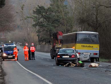 13 heridos atendidos en los PAC de Durangaldea con 2 evacuados a Galdakao
