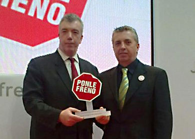 El Ayuntamiento zornotzarra, ganador del premio ???Ponle Freno??? de seguridad vial