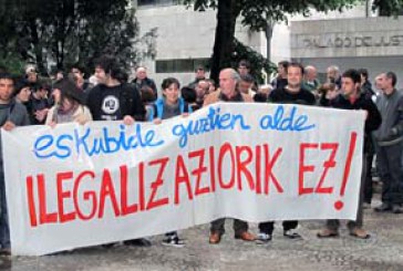 Concentraciones en la comarca contra la ilegalización de Bildu