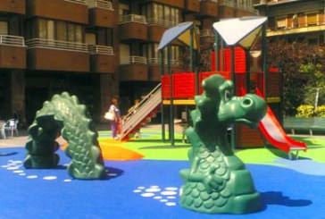 Nueva zona de juegos infantil en Euskal Herria enparantza