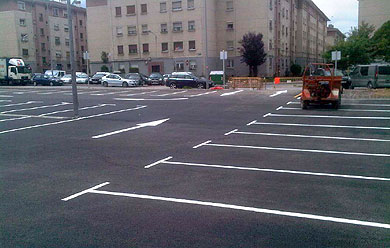 El nuevo parking de San Fausto cuenta con 59 plazas