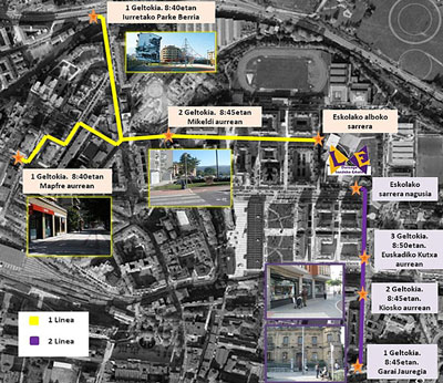 Al cole, “a pata”