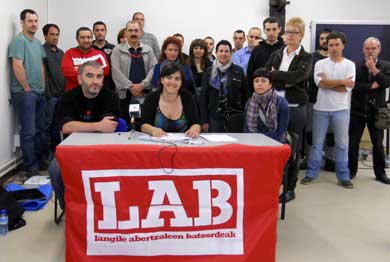 LAB sindikatua, bigarren indarra Durangaldean