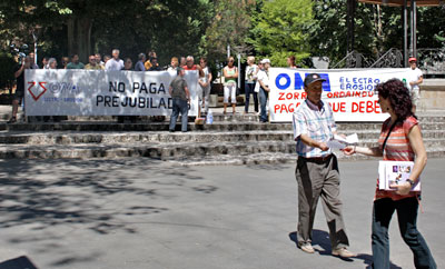 Los ex-trabajadores de Ona mantendrán sus protestas