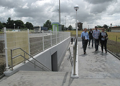 El paso subterráneo de la N-634 mejorará la seguridad y la accesibilidad en Arriandi