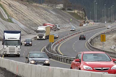 La apertura del peaje de Gerediaga se retrasa