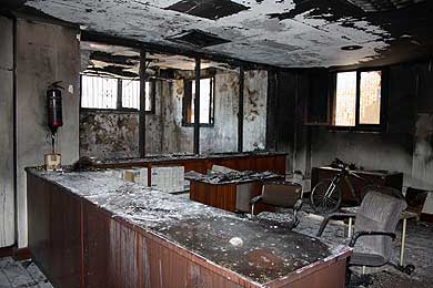 Segundo incendio en un local de jóvenes en 24 horas