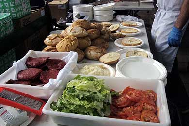 Las hamburguesas de Erralde, en la Feria Internacional de ???Slow Food??? del BEC