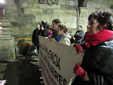 Jueves contra la violencia machista en Andra Mari